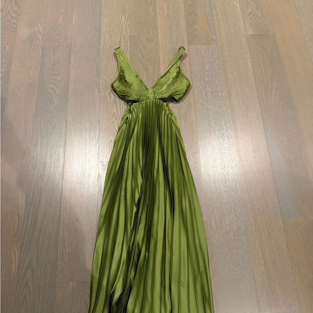 Abercrombie & Fitch Olive Maxi Dress